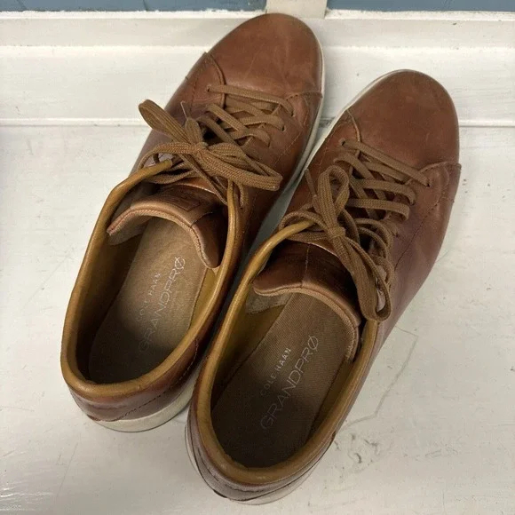 Cole Haan Grandpro Tennis Sneaker Men's 10.5‎ Woodbury Handstain Shoes